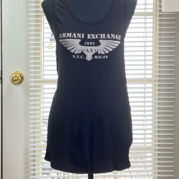 Armani Exchange Black Tank Top - Picture 5 of 9